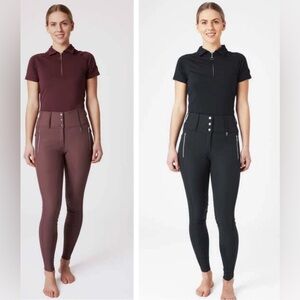 💙HORZE Andrea Women's High Waist Silicone Knee Patch Breeches💙